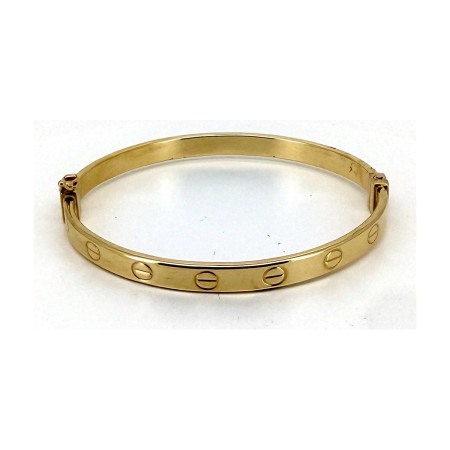 Pulsera pusera l de oro 18k