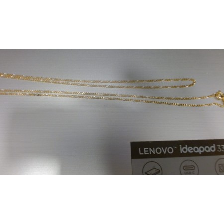 Cadena fina de oro 18k 60 cm