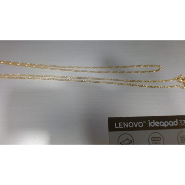 Cadena fina de oro 18k 60 cm