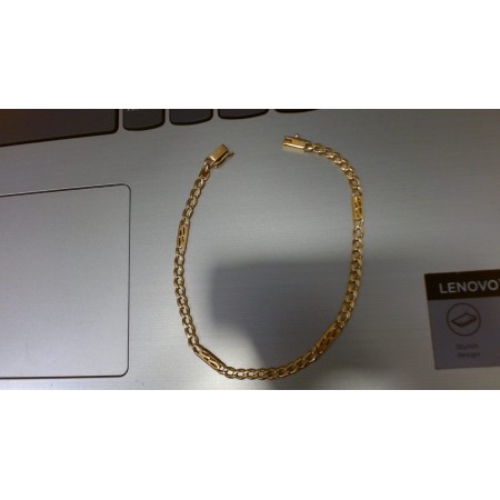 Pulsera de oro 18k 20 cm