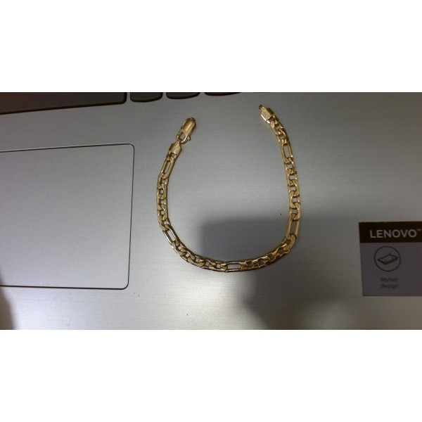 Pulsera de oro 18k 20 cm