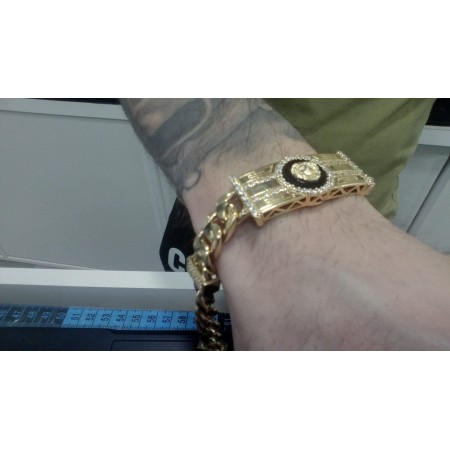 Pulsera de oro 18k 20 cm