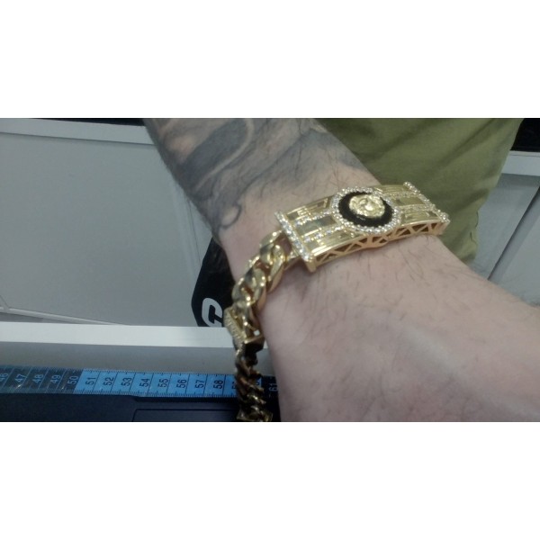 Pulsera de oro 18k 20 cm