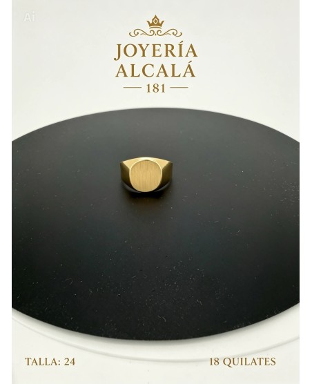 ANILLO SELLO OVALADO