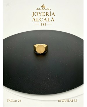 ANILLO SELLO OVALADO