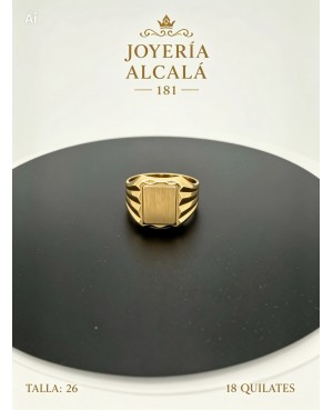 ANILLO SELLO CUADRADO RELIEVES LAT