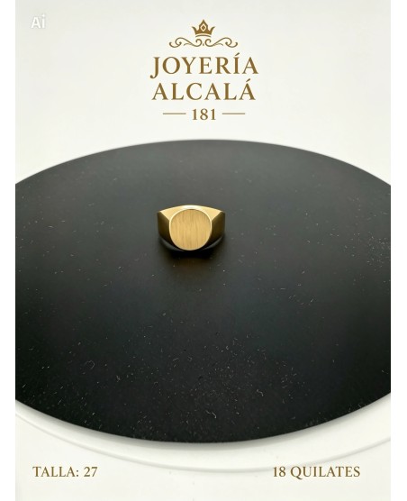 ANILLO SELLO OVALADO