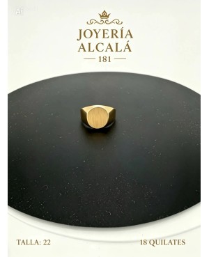ANILLO SELLO OVALADO