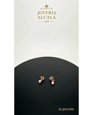 PENDIENTES CEREZAS