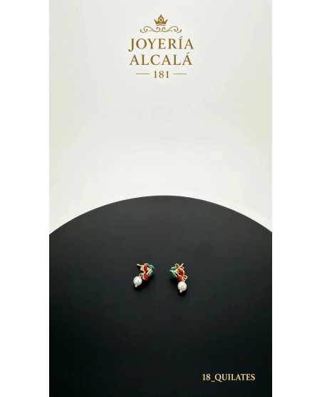 PENDIENTES CEREZAS