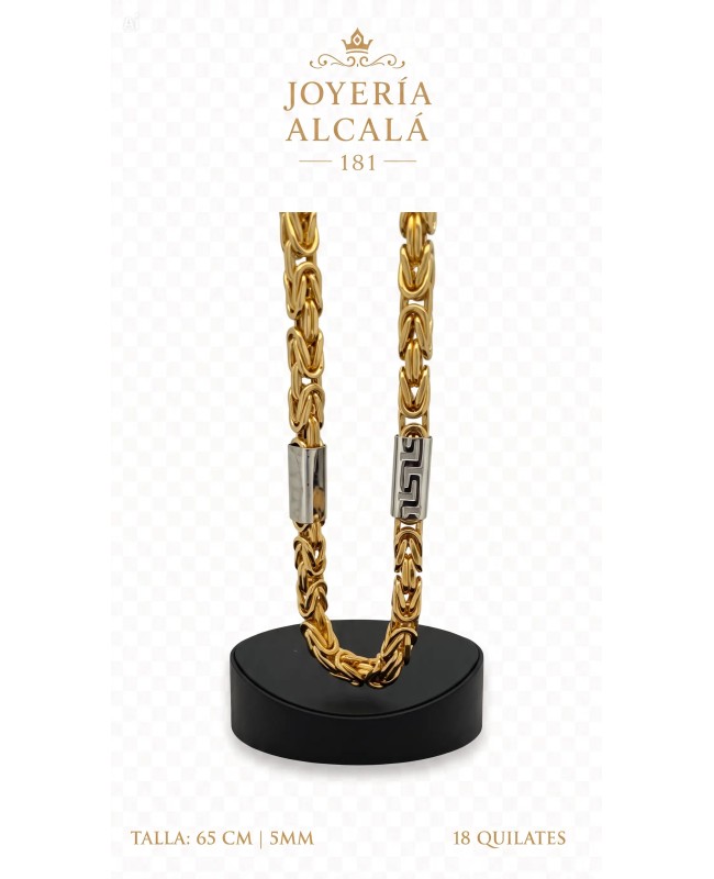 CADENA BIZANTINA CON GRECA