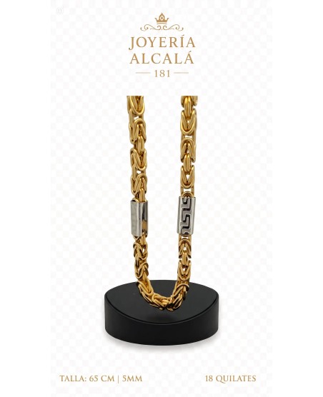 CADENA BIZANTINA CON GRECA