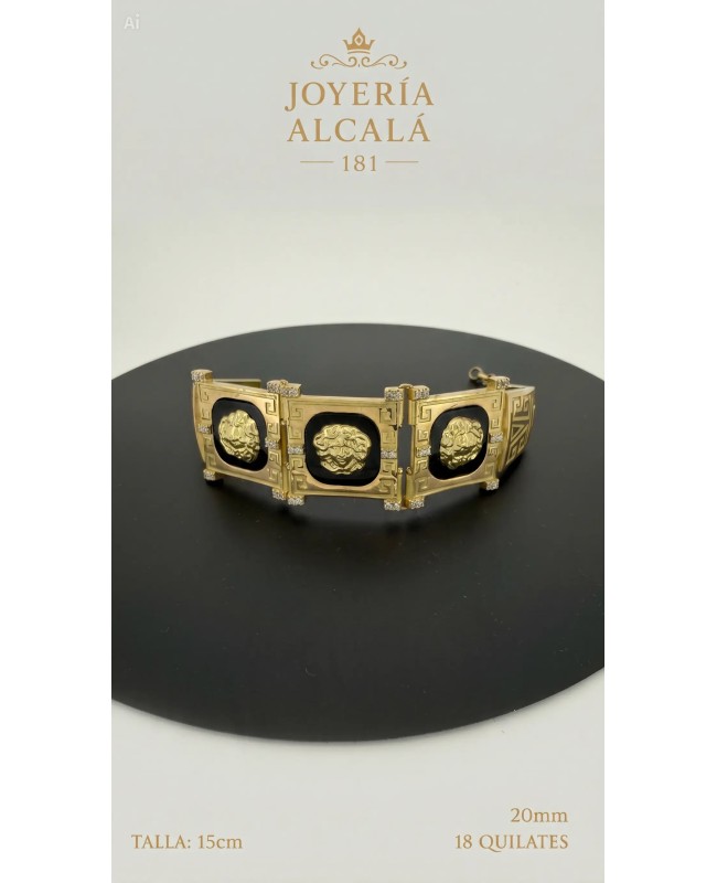 BRAZALETE 3 MEDUSAS