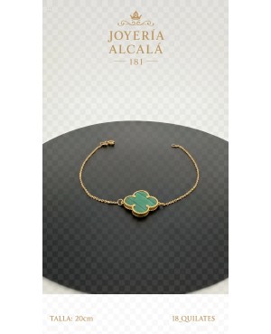 PULSERA TREBOL VERDE