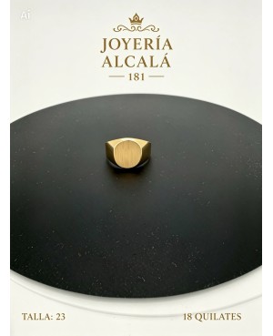 ANILLO SELLO OVALADO