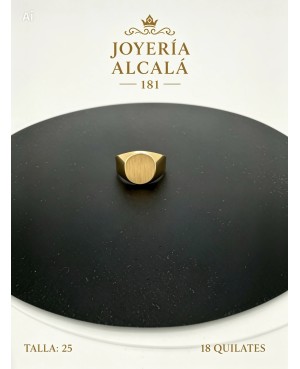 ANILLO SELLO OVALADO