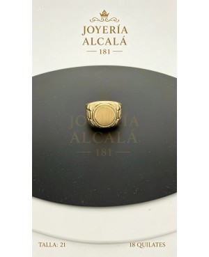 ANILLO SELLO CIRCULAR REBORDE